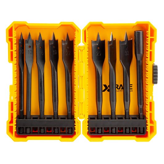 XTrade 9 Piece Flat Bit Set